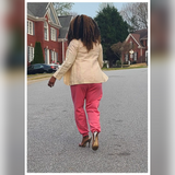 Dusty Rose Harem Jumpsuit