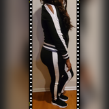 Trae White Striped Tracksuit