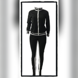 Trae White Striped Tracksuit
